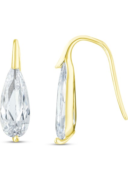 Su Damlası Sallantılı 925 Ayar Gümüş Drop Küpe fiyatları