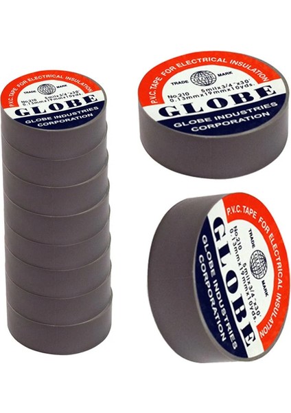 Pvc Elektrik Izolasyon Bant /"0.13X19X10YRDS/" (Gri) (10/'lu Paket)