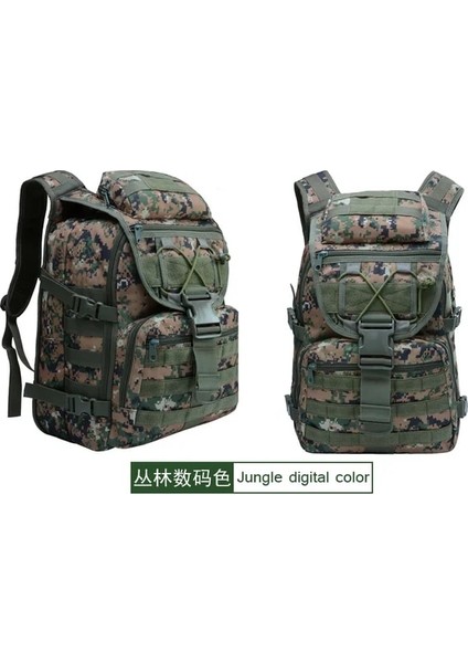 Jungle Di Kamuflaj Çok Amaçlı Açık Sırt Çantası 35L Litre Naylon 600D Oxford Araçları Dişli Çantalar Taktik Askeri Kamuflaj Sırt Çantası Sırt Çantası Çanta (Yurt Dışından)