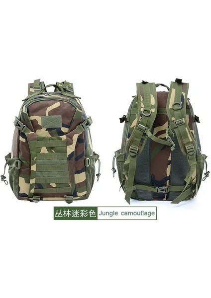 Orman Kamuflaj 31CMX18CMX50CM Açık Dağcılık Çantası Erkek Kamuflaj Sırt Çantası Spor Sırt Çantası Çok Fonksiyonlu Taktik Sırt Çantası Mochilas Masculinas Kesesi (Yurt Dışından)