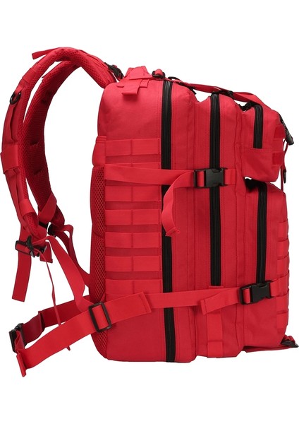 Camouflagegreen (50L) 50L Büyük Kapasiteli Taktik Sırt Çantası Eğitim Spor Salonu Fitness Çantası Adam Açık Yürüyüş Kamp Seyahat 3D Sırt Çantası Ordu Molle Sırt Çantası (Yurt Dışından)