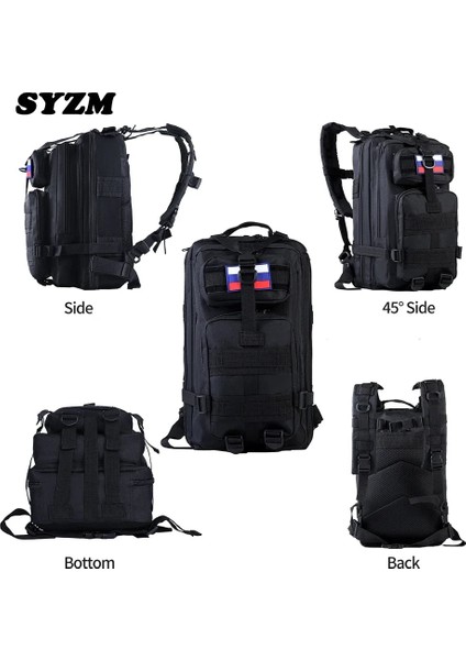 Yeşil 50L Syzm 30L/50L Büyük Kapasiteli Sırt Çantası Ordu Askeri Taktik Sırt Çantası 3 P Softback Su Geçirmez Çanta Yürüyüş Kamp Balıkçılık Çantaları (Yurt Dışından)