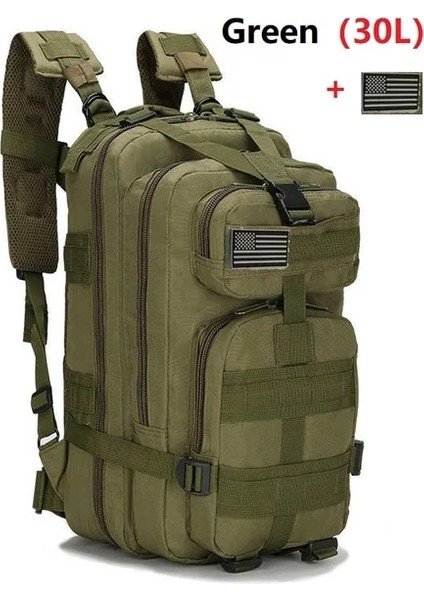 Yeşil (30L) 1000D Naylon Torbalar Sırt Çantaları Yürüyüş Sırt Çantası Açık Askeri Sırt Çantaları Taktik Sırt Çantası Askeri Çanta Erkek Çantası Sırt Çantası (Yurt Dışından)