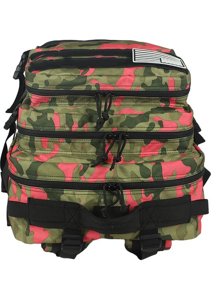 Dijital Haki-A 50L Adam Taktik Sırt Çantası 50L Askeri Sırt Çantası Ordu Molle Saldırı Çantaları Mochila Açık Hava Su Geçirmez Bisiklet Yürüyüş Seyahat 3p Sırt Çantası (Yurt Dışından)