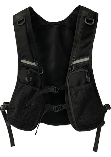 Siyah Hip-Hop Sokak Şıklığı Göğüs Rig Çanta Erkekler Için Moda Su Geçirmez Taktik Yelek Göğüs Paketleri Fonksiyonlu Saklama Sırt Çantası Naylon Cepler (Yurt Dışından) fırsatları