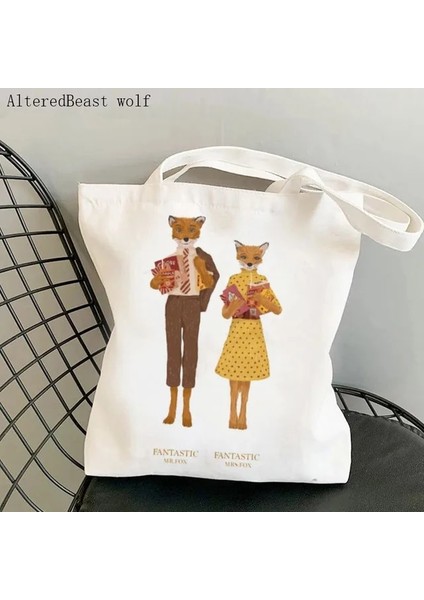 B4670 Kadın Alışveriş Çantası Çok Aç Tırtıl Kanvas Tote Çanta Harajuku Alışveriş Kanvas Alışveriş Çantası Kız Noel Tote Omuz (Yurt Dışından)