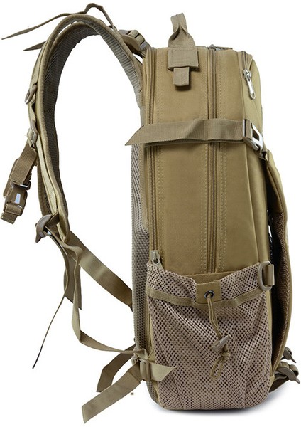 Siyah 31CMX18CMX50CM Açık Dağcılık Çantası Erkek Kamuflaj Sırt Çantası Spor Sırt Çantası Çok Fonksiyonlu Taktik Sırt Çantası (Yurt Dışından)
