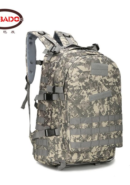 Kum Python 36-55L Playerunknown Hayatta Kalma Seviyesi 3 3D Taktik Paketi Doğa Sporları Dağcılık Su Geçirmez Büyük Kapasiteli 40L Sırt Çantası (Yurt Dışından)