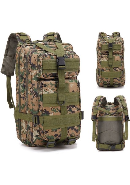 H 30L1000D Naylon Su Geçirmez Sırt Çantası Açık Askeri Sırt Çantaları Taktik Spor Kamp Yürüyüş Trekking Balıkçılık Av Çantası (Yurt Dışından)