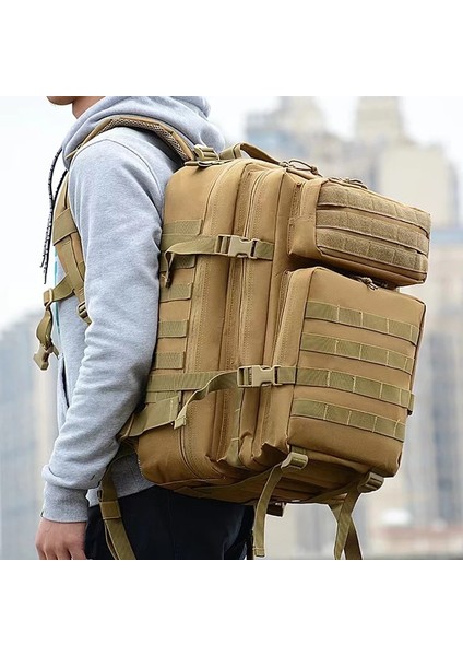 B 25L/50L1000D Naylon Su Geçirmez Askeri Taktik Sırt Çantası Molle Yürüyüş Sırt Çantaları Açık Kamp Avcılık Sırt Çantaları Mochila (Yurt Dışından)