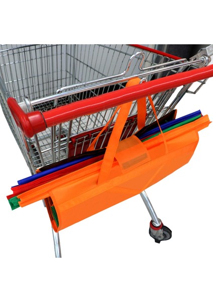 Mavi Net Dropship Katlanabilir Arabası Çantaları-4 Paket Yeniden Kullanılabilir Bakkal Alışveriş Sepeti Çantaları Soğutucu Çanta Eco Bolsas De Compra Ayrılabilir Kesesi (Yurt Dışından) indirimleri