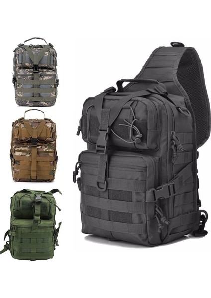 Gri Kamuflaj (Stil A) Askeri Taktik Saldırı Paketi Sling Sırt Çantası Su Geçirmez Edc Sırt Çantası Açık Yürüyüş Kamp Avcılık Trekking Seyahat Için (Yurt Dışından) fırsatları