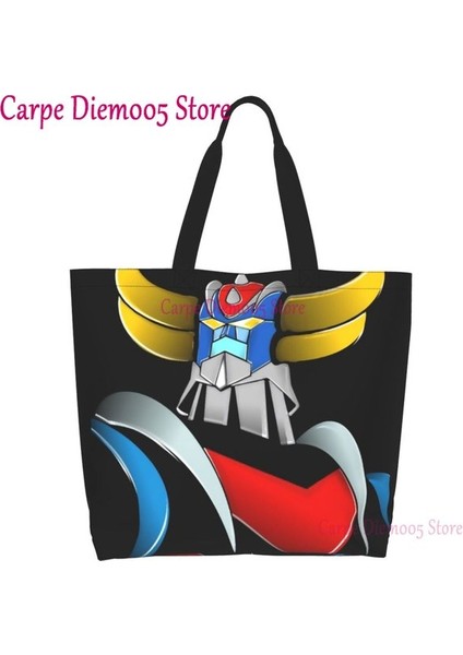 11 Ufo Robot Grendizer Baskı Bayanlar Için Büyük Kapasiteli Alışveriş Bakkal Çantası (Yurt Dışından)