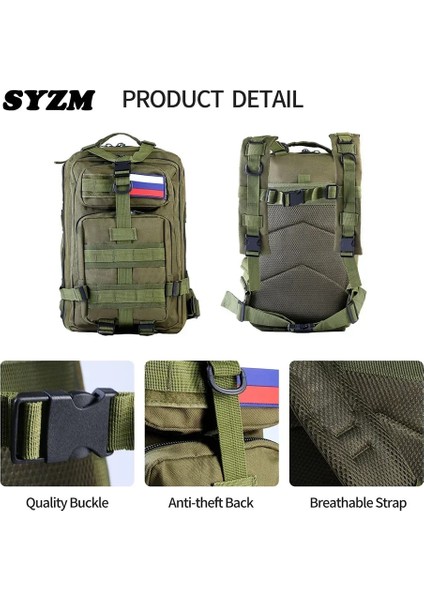 Cp 50L Syzm 30L Veya 50L Erkekler Taktik Sırt Çantası Naylon Su Geçirmez Çanta Açık Spor Sırt Çantası Yürüyüş Kamp Avcılık Sırt Çantası Sırt Çantası (Yurt Dışından)