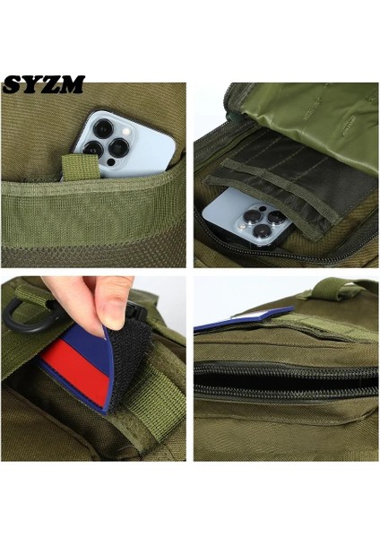 Cp 50L Syzm 30L Veya 50L Erkekler Taktik Sırt Çantası Naylon Su Geçirmez Çanta Açık Spor Sırt Çantası Yürüyüş Kamp Avcılık Sırt Çantası Sırt Çantası (Yurt Dışından)