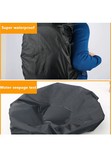 Turuncu 80-85L Sırt Çantası Yağmur Kılıfı 20L 35L 40L 50L 60L Su Geçirmez Çanta Kılıfı Taktik Açık Kamp Yürüyüş Tırmanma Toz Sırt Çantası Raincover Yeni (Yurt Dışından) fırsatları