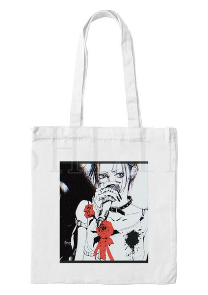 SB78-49 33X37CM 13X14.6IN Japonya Manga Anime Nana Osaki Omuz Kanvas Çantalar Rahat Büyük Kapasiteli Yeniden Kullanılabilir Tote Vintage Harajuku Kawaii Kadın Kanvas Çanta (Yurt Dışından)