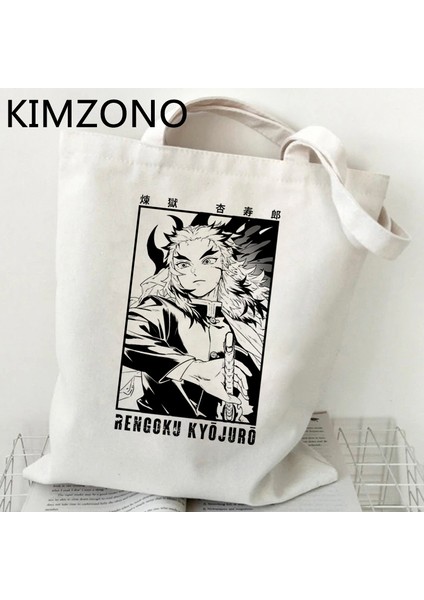 65874 Rengoku Alışveriş Çantası Alışveriş Müşterisi Bolsas De Tela Alışverişçi Geri Dönüşüm Çantası Yeniden Kullanılabilir Çanta Sacola Jüt Sacolas (Yurt Dışından) indirimleri