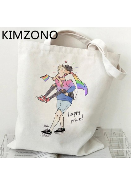88490 Tv Show Heartstopper Alışveriş Çantası Eco Shopper Geri Dönüşüm Çantası Tote Çanta Bolsas Reutilizables Ecobag Boodschappentas Dokuma Kese Dokusu (Yurt Dışından)