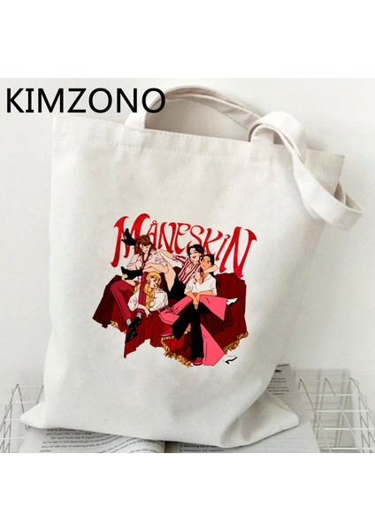 57980 Maneskin Alışveriş Çantası Bolsa Shopper Bolso Çanta Yeniden Kullanılabilir Geri Dönüşüm Çantası Çanta Kesesi Cabas Jüt Sacola Alışveriş Kapmak (Yurt Dışından) modelleri