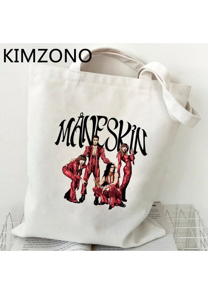 57980 Maneskin Alışveriş Çantası Bolsa Shopper Bolso Çanta Yeniden Kullanılabilir Geri Dönüşüm Çantası Çanta Kesesi Cabas Jüt Sacola Alışveriş Kapmak (Yurt Dışından) fırsatları