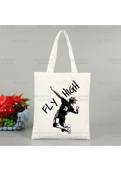 C Haikyuu Oya Oya Oya Manga Alışveriş Çantası Alışverişçi Shoyo Kuroo Bokuto Voleybol Anime Eko Kanvas Alışverişçi Bolsas De Tela Çanta Alışveriş (Yurt Dışından) modelleri