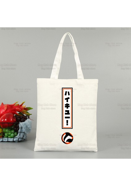 C Haikyuu Oya Oya Oya Manga Alışveriş Çantası Alışverişçi Shoyo Kuroo Bokuto Voleybol Anime Eko Kanvas Alışverişçi Bolsas De Tela Çanta Alışveriş (Yurt Dışından) indirimleri