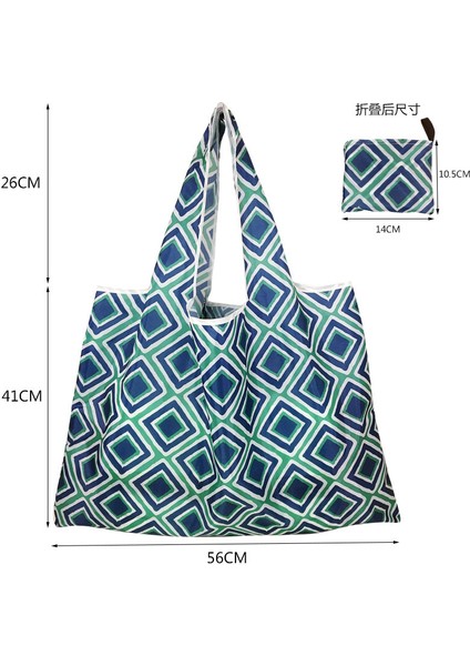 1 Adet Renk Rastgele Alışveriş Çantası Çiçek Hayvan Desen Katlanabilir Kumaş Sevimli Tote Eco Fiendly Shopper Büyük Yeniden Kullanılabilir Alışveriş Bakkal Çantaları (Yurt Dışından) fırsatları