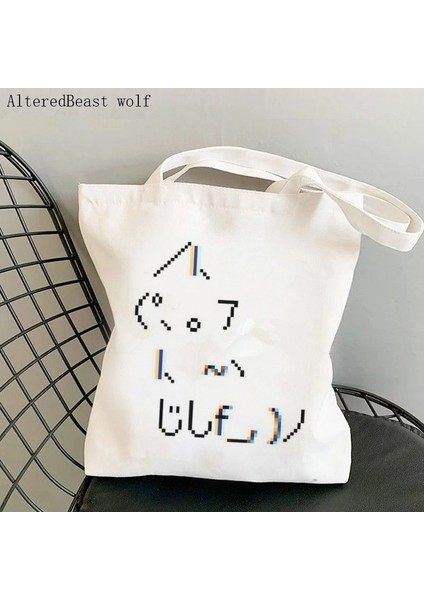 B4455 Moda Kadın Alışveriş Çantası Panchiko Albümü Baskılı Çanta Harajuku Alışveriş Kanvas Alışveriş Çantası Kız Çanta Tote Omuz Bayan Çantası (Yurt Dışından) fırsatları