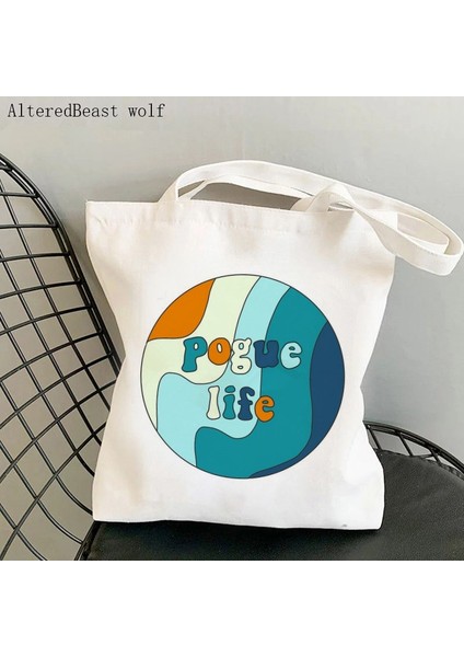 B4455 Moda Kadın Alışveriş Çantası Panchiko Albümü Baskılı Çanta Harajuku Alışveriş Kanvas Alışveriş Çantası Kız Çanta Tote Omuz Bayan Çantası (Yurt Dışından) indirimleri