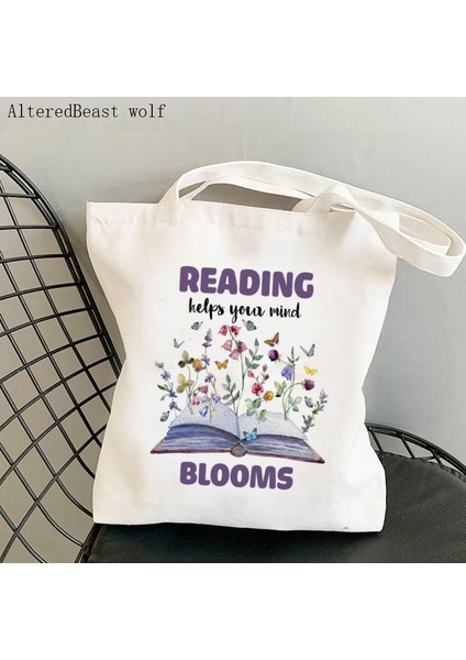 B4547 Kadın Alışveriş Çantası Potter Kitapları Baskılı Sanat Çantası Harajuku Alışveriş Kanvas Alışveriş Çantası Kız Çanta Tote Omuz Bayan Çantası (Yurt Dışından) indirimleri