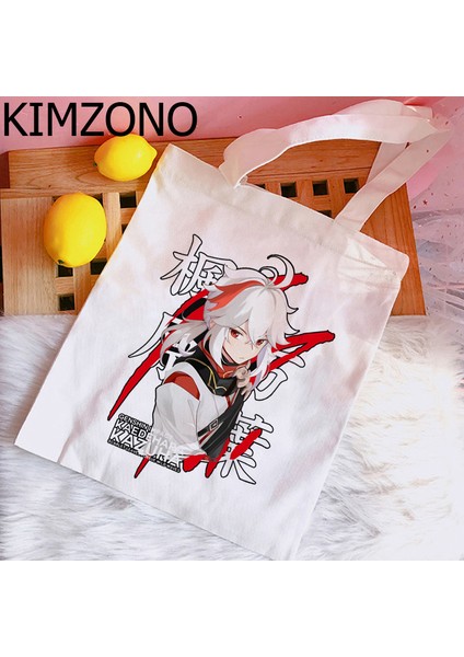76476 Genshin Impact Hu Tao Xiao Alışveriş Çantası Kanvas Bolsas De Tela Geri Dönüşüm Çantası Jüt Çanta Alışveriş Alışveriş Çantası Jüt Dize Sacola Cabas (Yurt Dışından) fırsatları