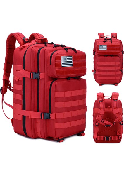 Atık Yeşil Yürüyüş 45L Erkek/kadın Trekking Çantası Askeri Taktik Sırt Çantası Ordu Su Geçirmez Molle Bug Out Açık Seyahat Kamp (Yurt Dışından) modelleri