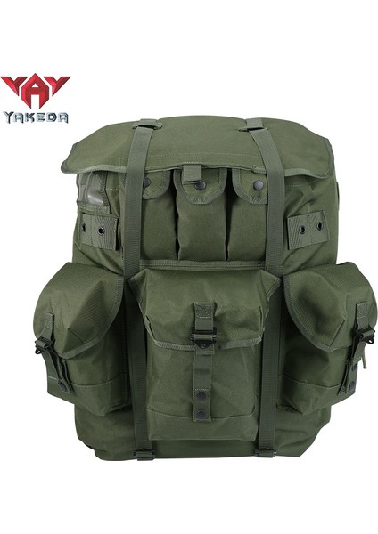 Ordu Yeşil Yakeda Askeri Taktik Sırt Çantası Demir Raf Çerçevesi ile Ordu Savaş Sırt Çantası Erkekler Açık Yürüyüş Kamp Saklama Çantası 600D Naylon (Yurt Dışından) fiyatları