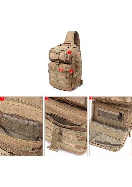 Yeşil (Stil A) Su Geçirmez Askeri Sling Sırt Çantası Ordu Molle Taktik Omuz Çantası Adam Doğa Sporları Kamp Yürüyüş Balıkçılık Göğüs Çantaları Mochila (Yurt Dışından) fırsatları