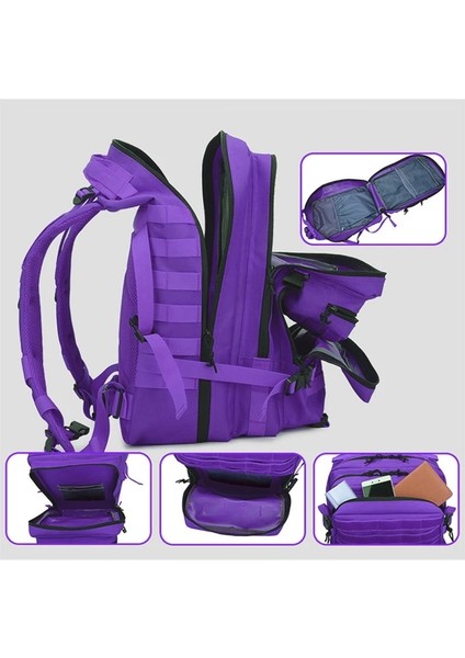 Acu Gri (50L) 45L Erkek/kadın Taktik Sırt Çantası Askeri Çanta Açık Hava Su Geçirmez Spor Kamp Yürüyüş 3D Sırt Çantası Trekking Balıkçılık Bisiklet Çantaları (Yurt Dışından) fırsatları