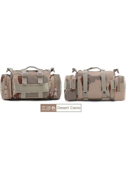 Çöl Kamuflajı W30 x D8 x H18CM Açık Askeri Taktik Sırt Çantası Kamp El Çantası Ordu Taktik Kemer Paketleri Molle Taktik Bel Çantası Yürüyüş Seyahat Spor Çantası (Yurt Dışından)