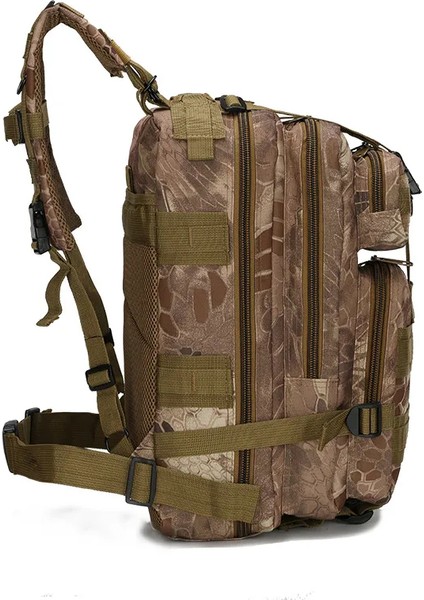 Gri Lawaia 30L Askeri Fan Kamuflaj Sırt Çantası Taktik Üç Seviyeli Çanta Erkek Sırt Çantası Tırmanma Çantası Kadın Yürüyüş Naylon Sırt Çantası (Yurt Dışından) modelleri