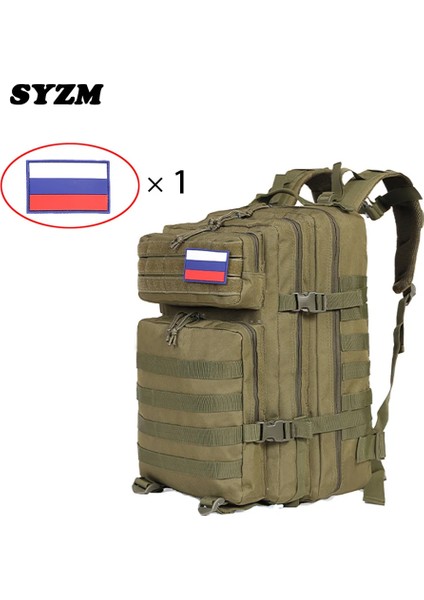 Siyah 45L Syzm 45L Veya 25L Askeri Taktik Sırt Çantası Ordu Çantası Avcılık Molle Sırt Çantası Erkekler Için Açık Yürüyüş Sırt Çantası Balıkçılık Çantaları (Yurt Dışından)
