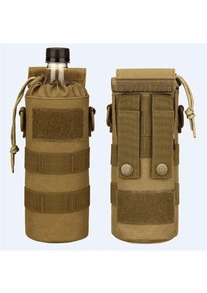 Ordu Yeşil Sıcak Molle Taktik Sırt Çantası 800D Oxford Askeri 500 ml Küçük Su Şişesi Çantası Doğa Sporları Bisiklet Tırmanma Kamp Çantası Ordu (Yurt Dışından)