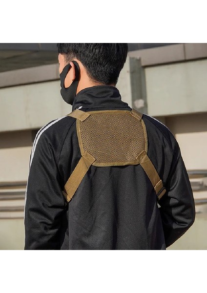 Python Kırmızı 25CMX16CMX7CM Yüksek Kaliteli Su Geçirmez Oxford Göğüs Paketleri Unisex Hip-Hop Spor Göğüs Rig Çanta Çok Fonksiyonlu Taktik Yelek Street... (Yurt Dışından)