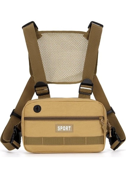 Python Kırmızı 25CMX16CMX7CM Yüksek Kaliteli Su Geçirmez Oxford Göğüs Paketleri Unisex Hip-Hop Spor Göğüs Rig Çanta Çok Fonksiyonlu Taktik Yelek Street... (Yurt Dışından)