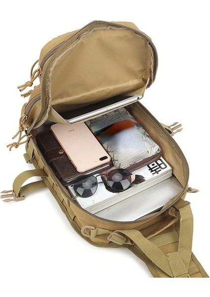 Siyah Askeri Sling Sırt Çantaları Molle Su Geçirmez Çanta Açık Yürüyüş Sırt Çantaları Taktik Sırt Çantası Açık Çanta Kemer Çantası Sırt Çantası Erkekler (Yurt Dışından) fırsatları