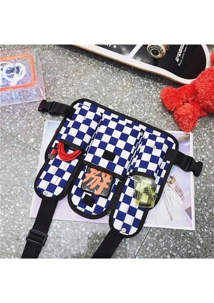 Mavi Onay Moda Göğüs Çanta Erkek Kadın Hip Hop Demeti Göğüs Rig Çanta Su Geçirmez Yeme Tavuk Yelek Streetwei Fonksiyonel Taktik Sırt Çantası (Yurt Dışından) fırsatları