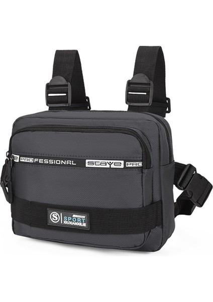 Ordu Yeşil Erkekler Oxford Molle Göğüs Çantası Anti-Hırsızlık Açık Omuz Yelek Çantası Çok Fonksiyonlu Yürüyüş Seyahat Bel Çantası Trend Taktik Sırt Çantaları (Yurt Dışından) fırsatları