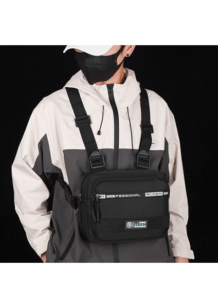 Ordu Yeşil Erkekler Oxford Molle Göğüs Çantası Anti-Hırsızlık Açık Omuz Yelek Çantası Çok Fonksiyonlu Yürüyüş Seyahat Bel Çantası Trend Taktik Sırt Çantaları (Yurt Dışından) indirimleri