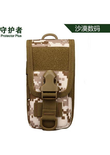 Çöl Dijital Erkek Çantası 5.8 Inç Mobil Messenger Çanta Erkek Su Geçirmez Naylon Kamuflaj Çantası Omuz Üzerinde Crossbody Çanta Çanta Mini (Yurt Dışından)