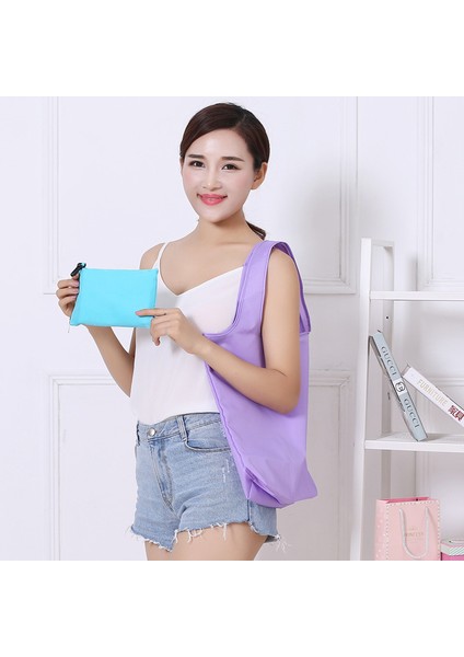 Jmjmt-Turuncu 2023 Yeni Moda Taşınabilir Büyük Kapasiteli Yeşil Çanta Saklama Çantası Katlanabilir Alışveriş Çantası Kalınlaşmış Omuz Çantası (Yurt Dışından) fırsatları