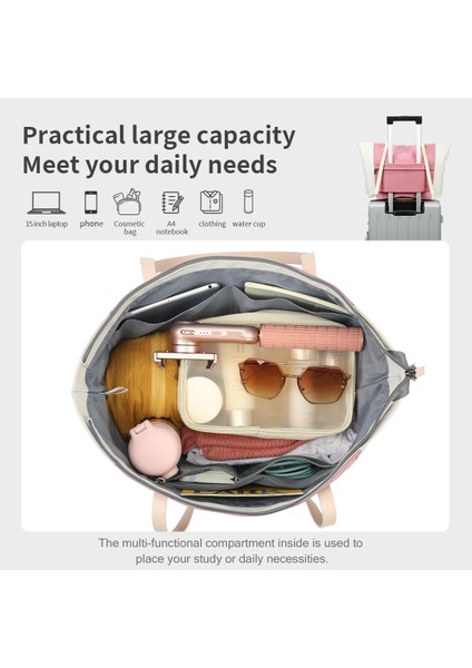 Pembe Tigernu Kadın Moda Bez Çantalar Büyük Kapasiteli Kadın Omuz Yan Çanta Çanta Trend Plaj Alışveriş Çantası Bolsas Сумка (Yurt Dışından) indirimleri