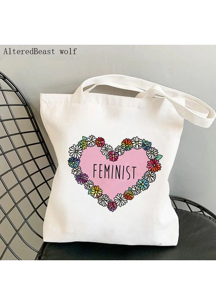 B3386 Kadın Alışveriş Çantası Benim Seçimim Feminist Yumruk Çanta Harajuku Alışveriş Kanvas Alışveriş Çantası Kız Çanta Tote Omuz Bayan Çantası (Yurt Dışından) fırsatları